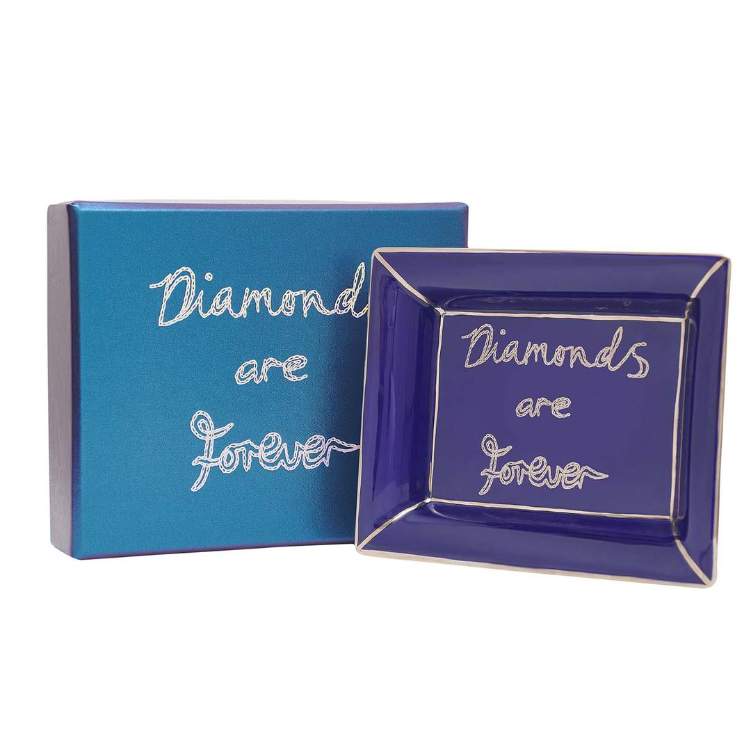 James Bond Diamonds Are Forever Bone China Trinket Tray - By Bella Freud