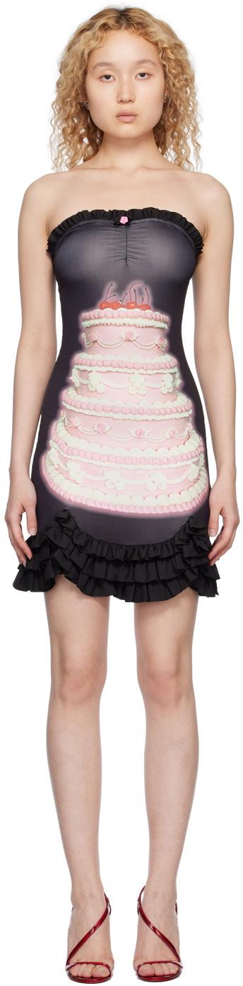 Nodress Black Birthday Cake Minidress