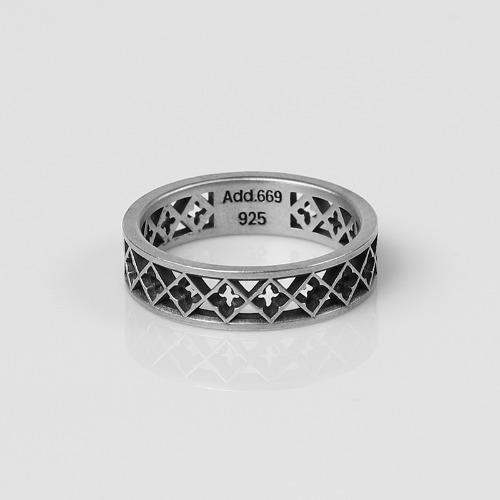 PATTERN SILVER RING #2