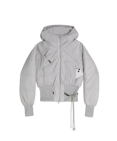 오호스(OJOS)  Reversible Short Padded Jacket / Grey - 사이즈 & 후기 | 무신사