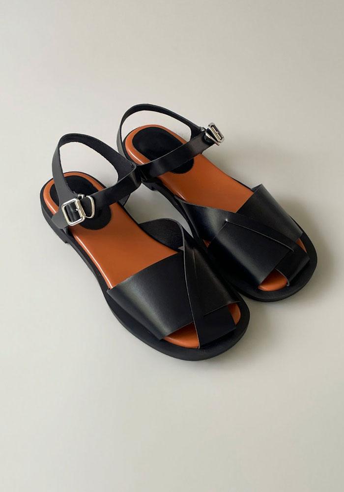 볼드 글래디 앵클스트랩 샌들 2cm
