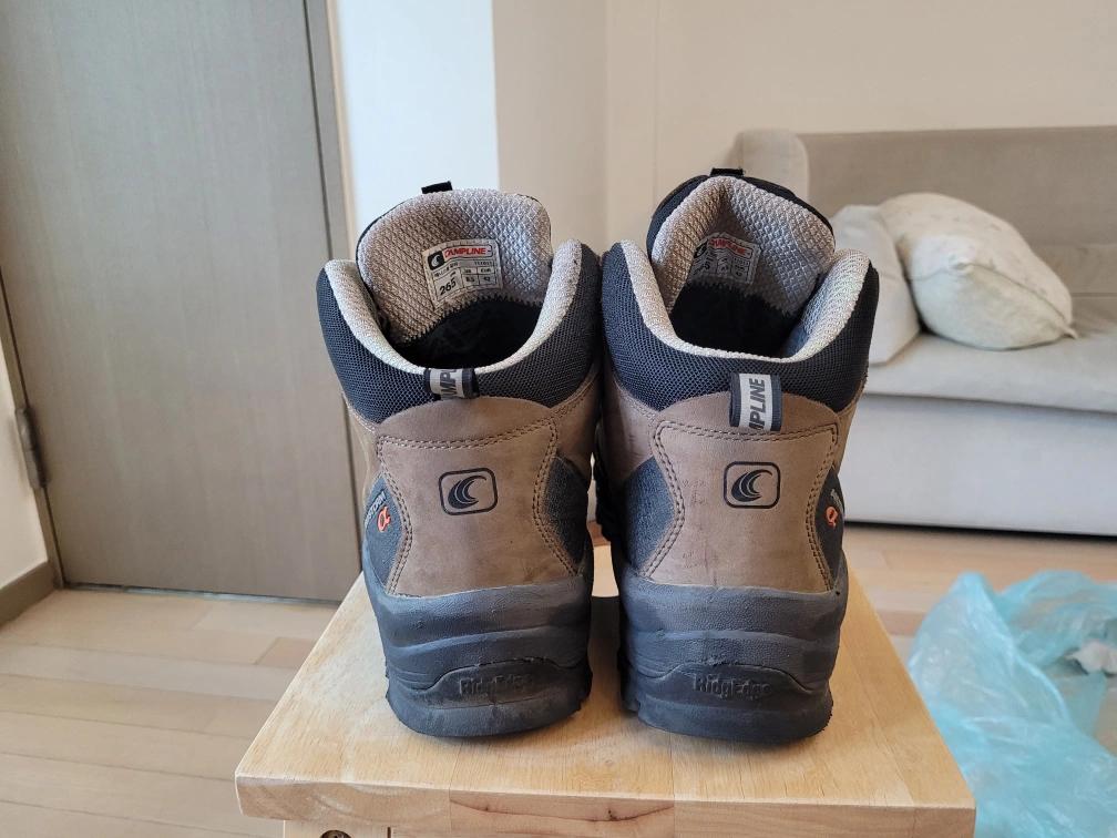 캠프라인 등산화  ㅡ 밑창 1번 교체. 265mm