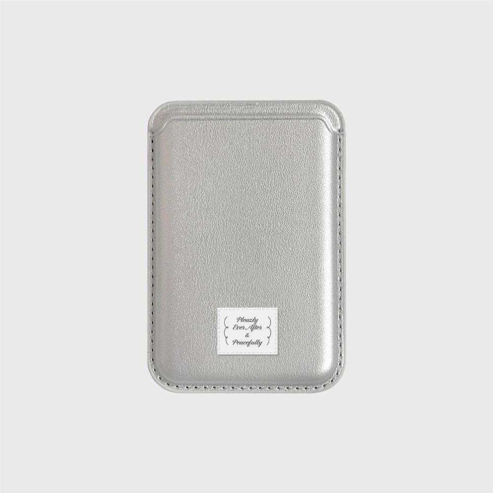 Label (Silver) 맥세이프 카드홀더