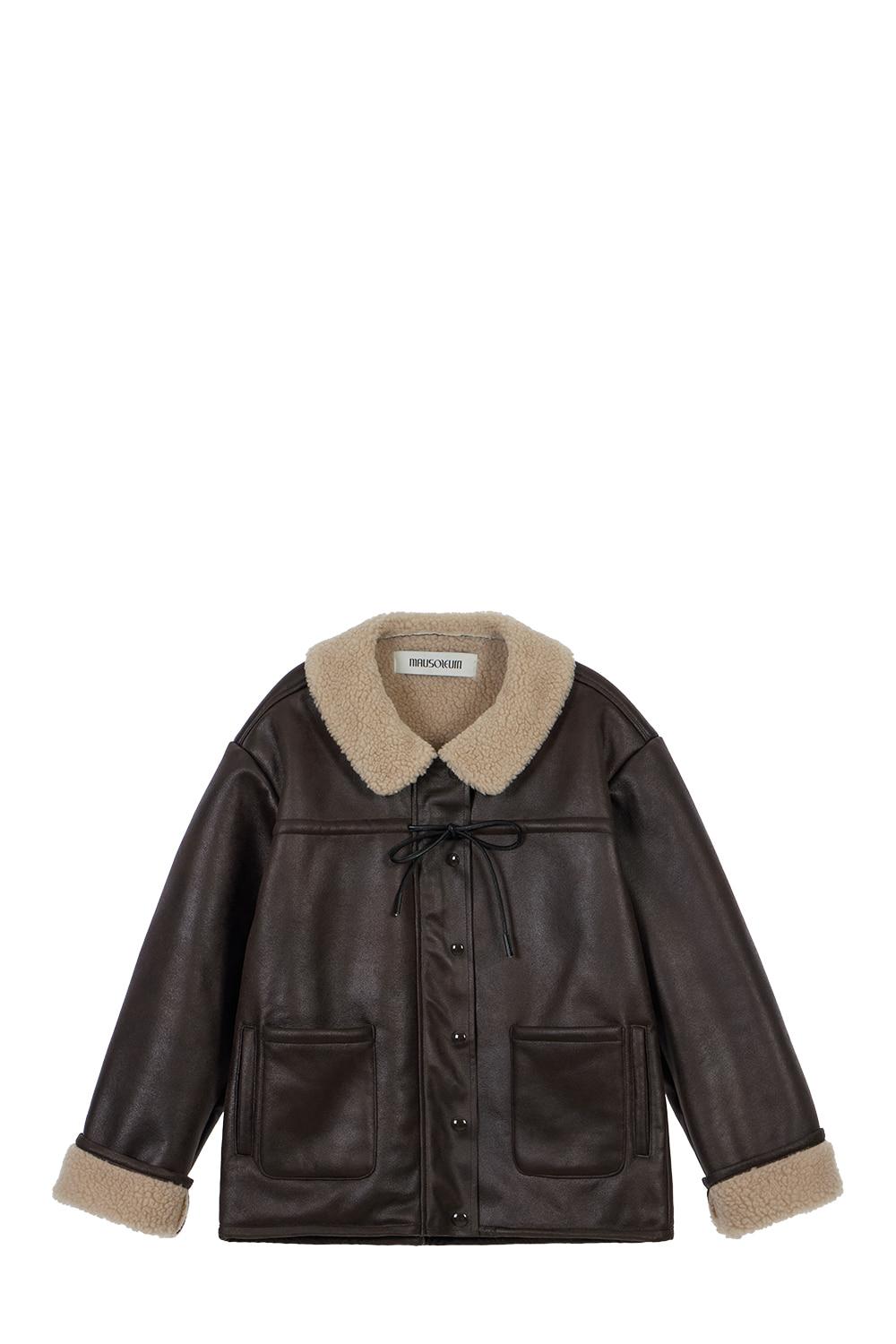 [쇼룸 단독] Vegan Leather Mustang - Dark Brown