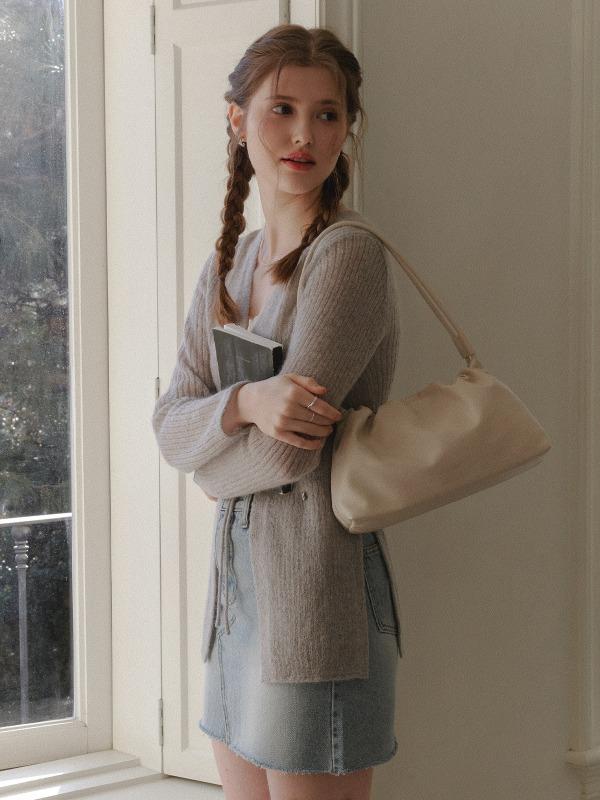 미네뜨 숄더백 Minette Shoulder Bag - 아이보리