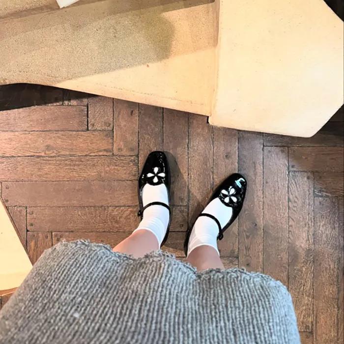 14차 flower punching mary jane