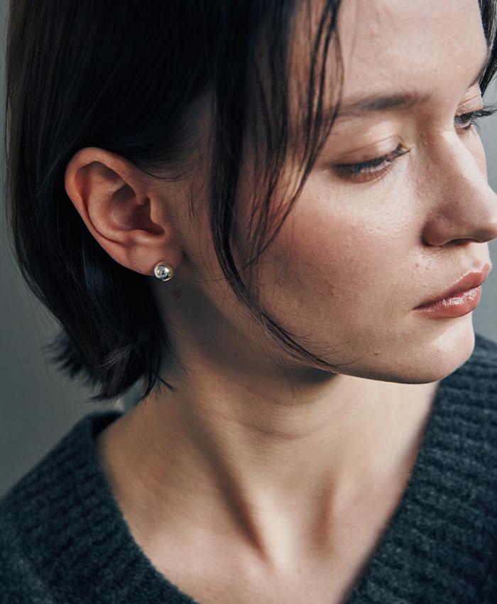 [7차 리오더][925 silver] Deux.silver.165 / haute ball earring (8mm)