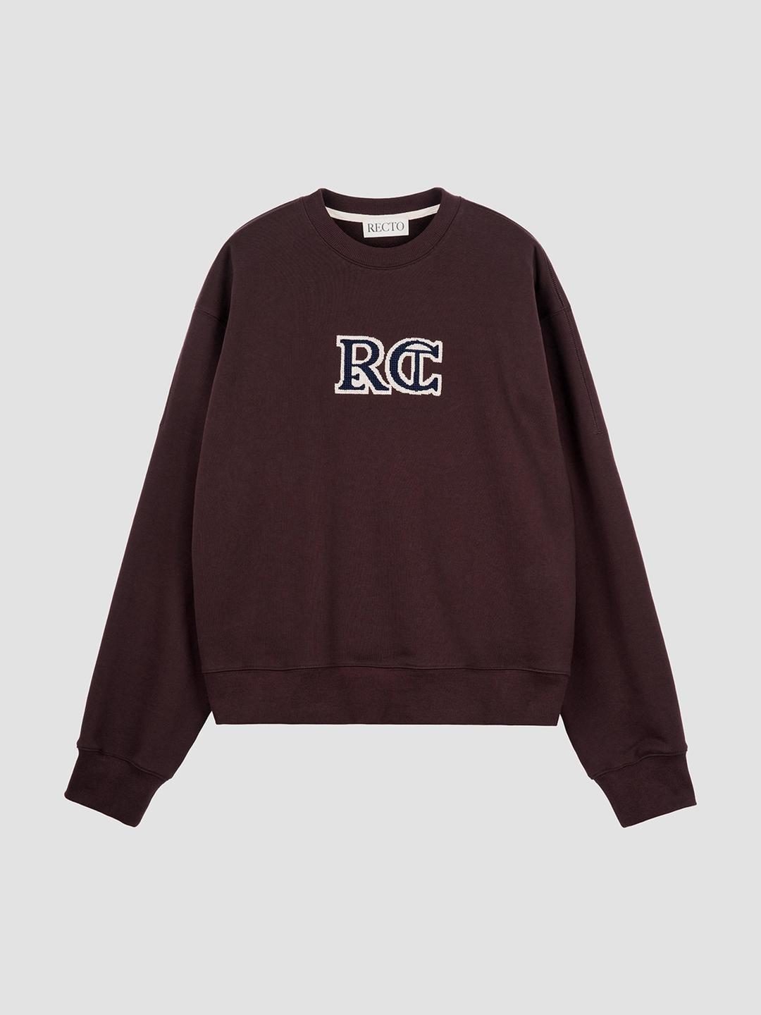 MENS RC EMBROIDERY CLASSIC SWEATSHIRT (VINTAGE BROWN)