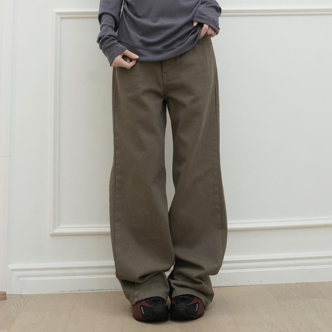 틸데서울 *핏보장* 베이직 코튼 데일리 부츠컷 팬츠 4color