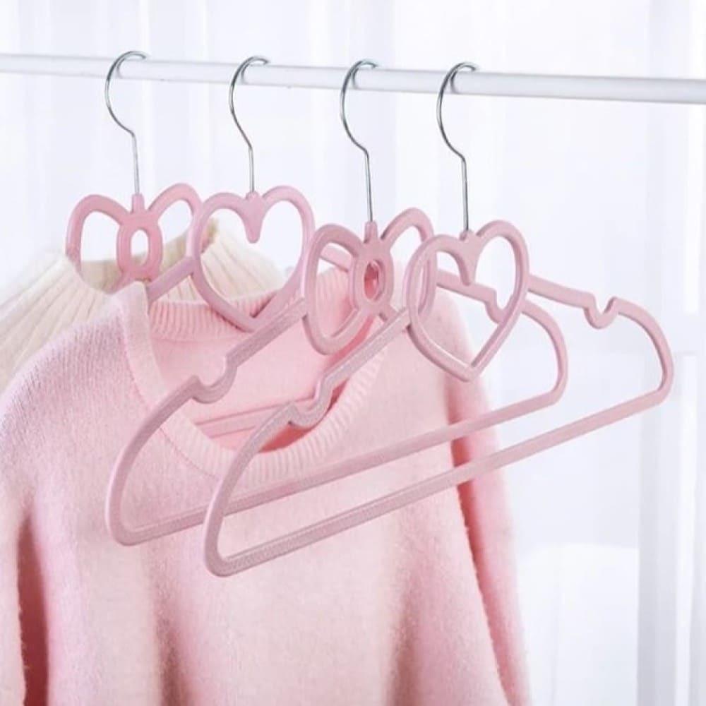 핑크 하트&리본 옷걸이