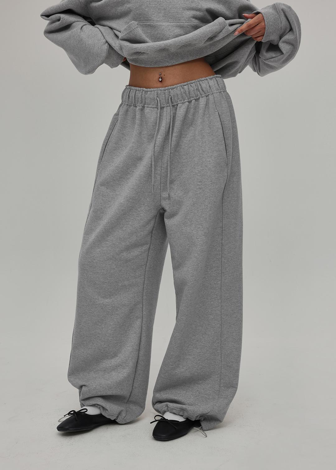 블랙업 [5만장판매] [B-BASIC] 헤비스웨트 와이드 투웨이 팬츠