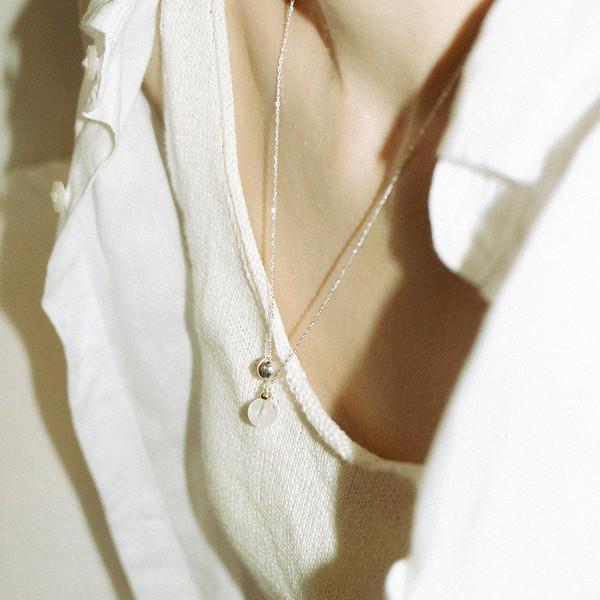 Snow ball Necklace