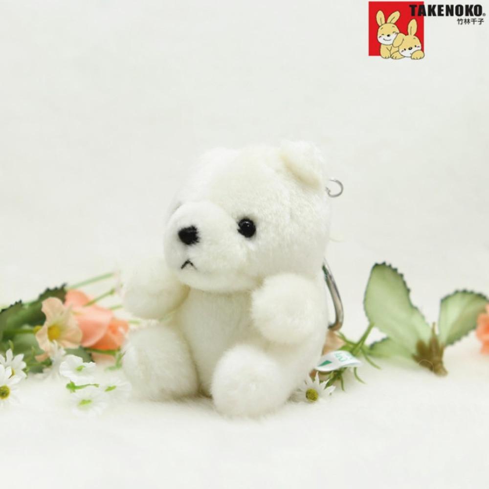 TAKENOKO 백곰 인형 키링 열쇠고리 키홀더