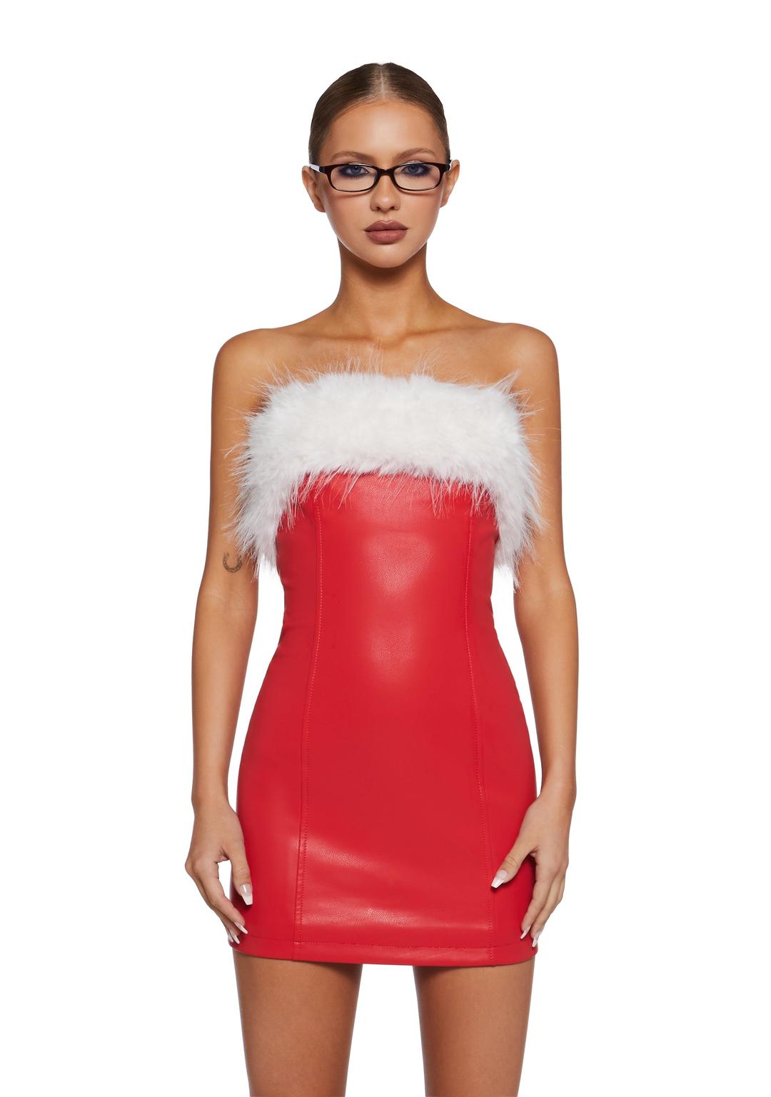 Nadine Strapless Mini Dress - Red - MULTI / XX-Small