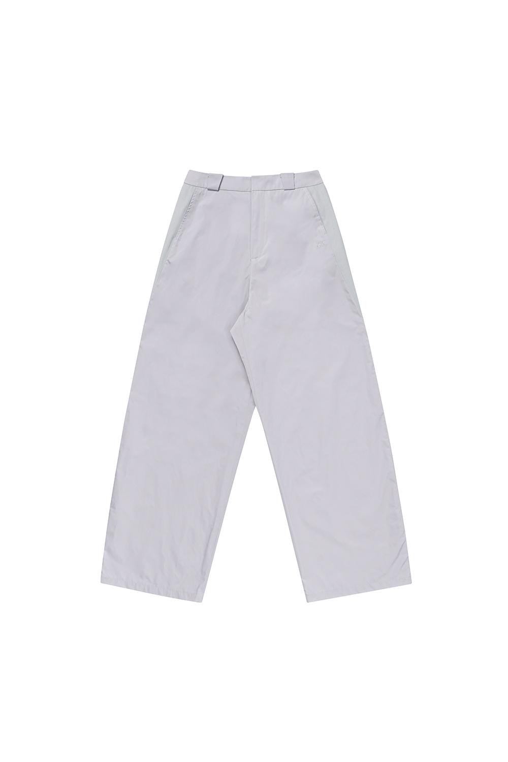 Color block pants (Purple gray)
