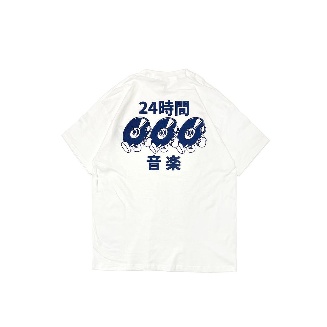 24PP Walking Vinyl SS Tee (Navy)