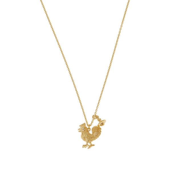 Vivienne Westwood Yellow Gold Rooster Pendant RRP £95