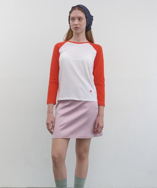 SATIN MINI SKIRT_PINK