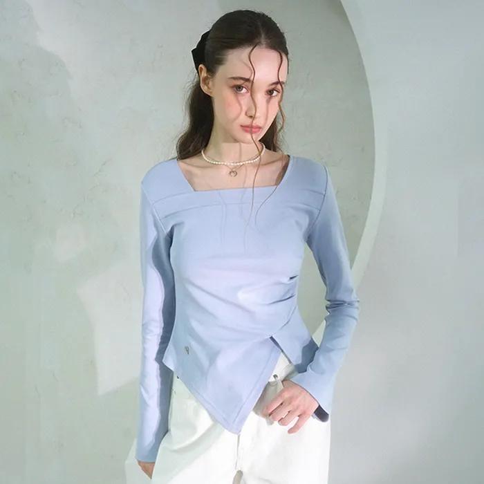 Elegant Side Tuck T-shirt_3Colors