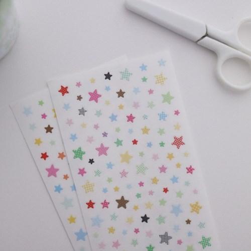 Mini star sticker