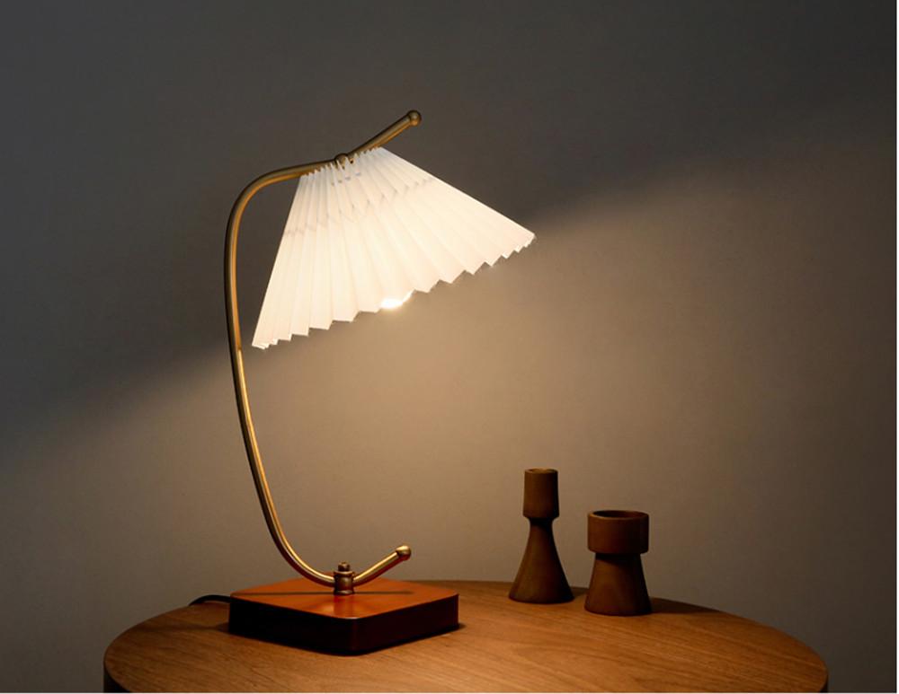 조명 무드등 플리츠 미니 스탠드 인테리어 독서등 명품 이케아 마켓비