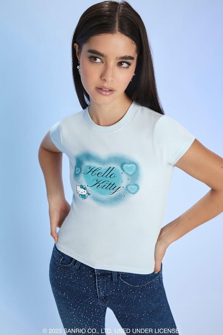 Hello Kitty Graphic Cropped Tee | Forever 21