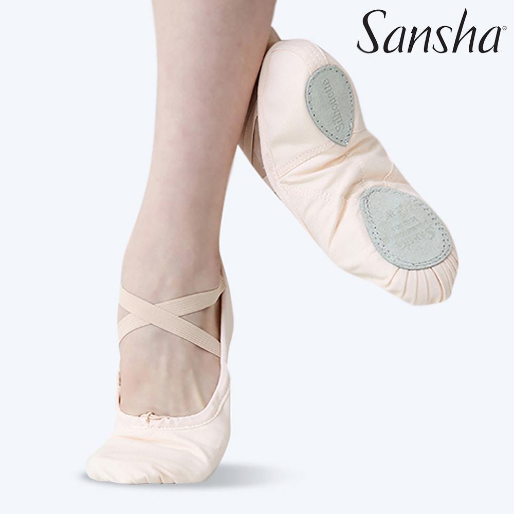 발롱 3AC 산샤 수입 성인 무용 연습 천 발레 슈즈