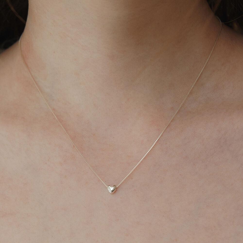 (실버925) 베베 하트 팬던트 목걸이 NZ2156