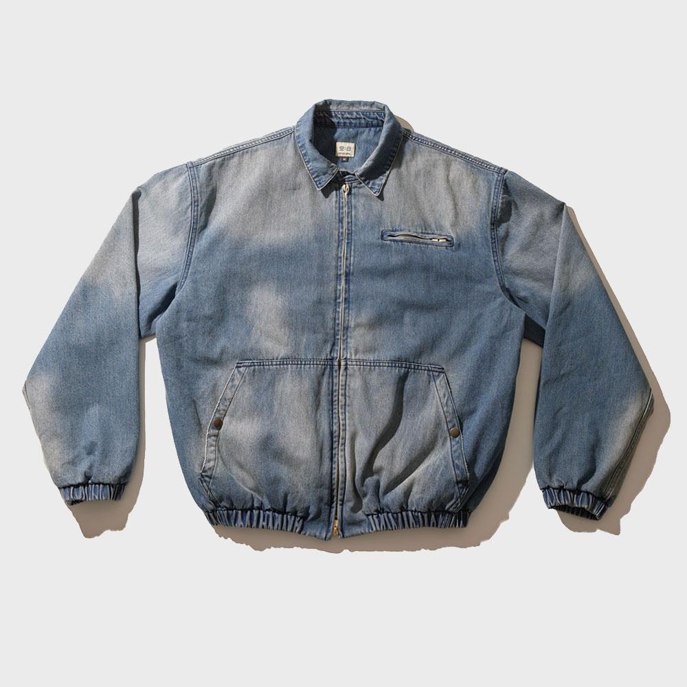 Denim Over Silhouette Swing Jacket_Vintage Blue