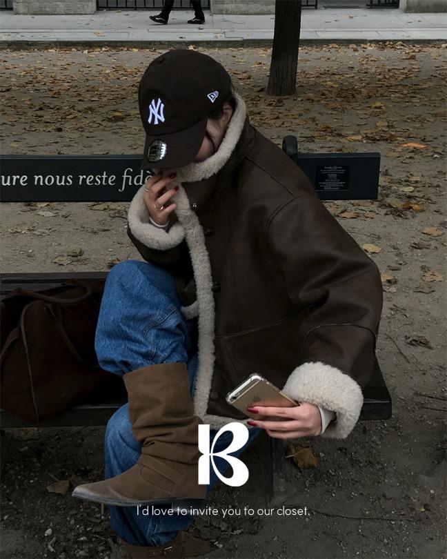 [당일출고][MADE/리버시블]템버 레더 무스탕