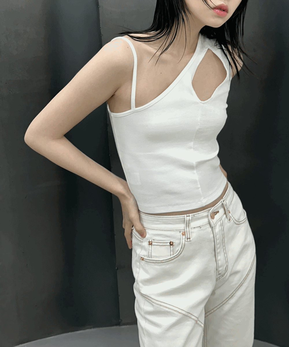 일루젼 스트랩 슬리브리스