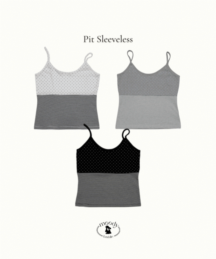 [국내제작/레이어드] 피트 포인트 나시 (3color)