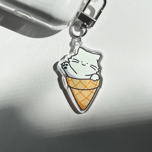 오드 아이스크림 키링