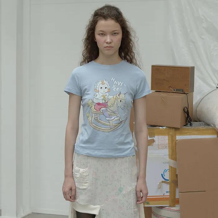 ROCKING BABY TEE (BLUE)