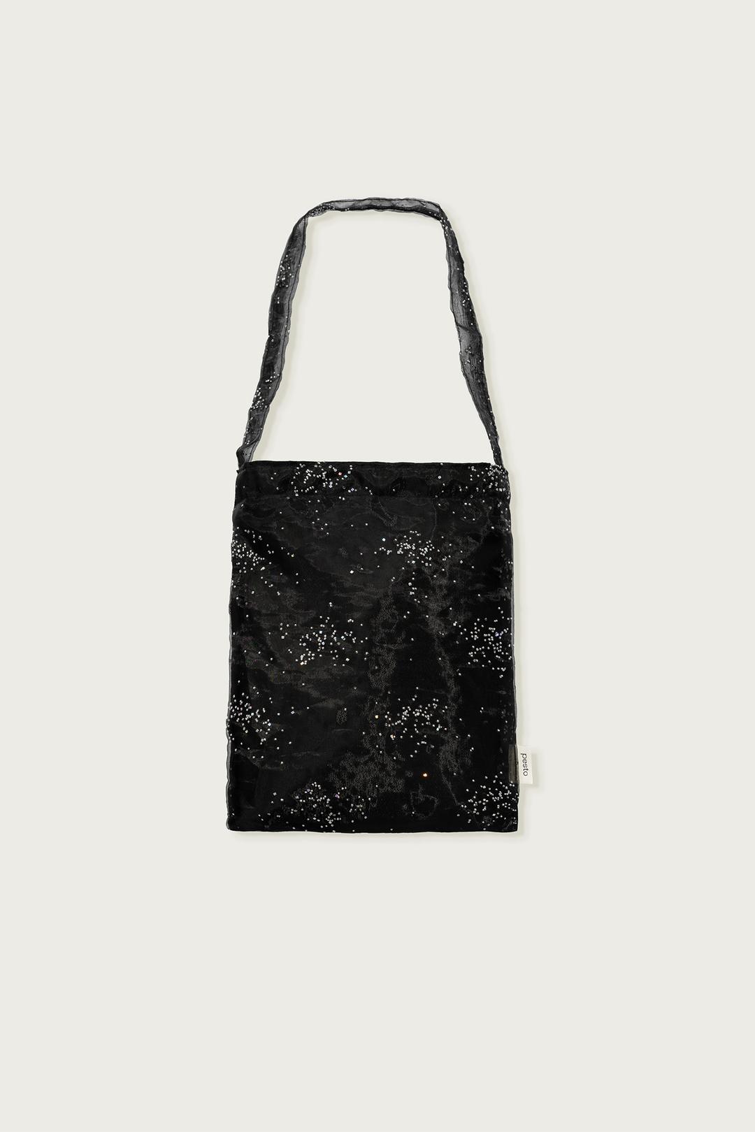 GLITTER BAG BLACK