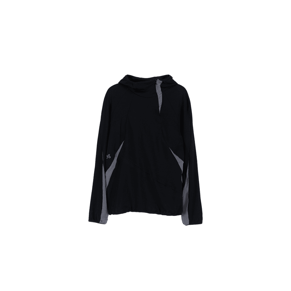 Balaclava Mesh Hoodie [Black]