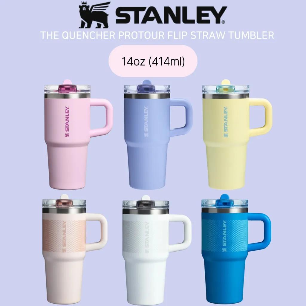 [스탠리 공식구매처] 완전밀폐 스탠리 14oz 퀜처 프로투어 플립스트로 텀블러 414ml