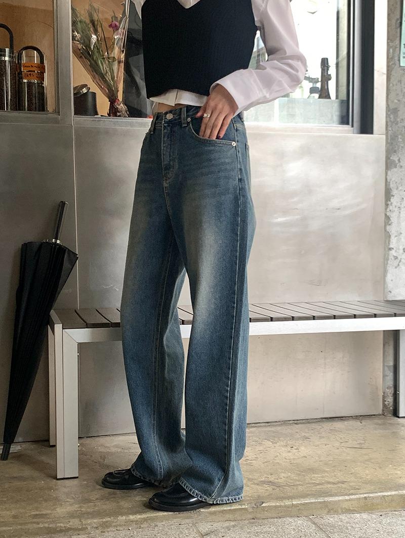 [Lemoir/예약주문] Wide Denim (Vintage blue) *2주 이상 소요 예정 *