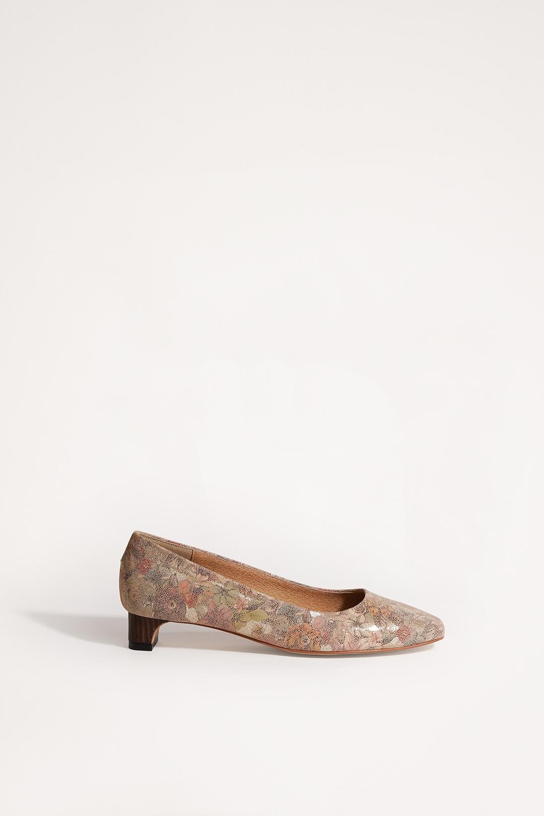 SIENA CLASSIC HEEL FLOWER GOLD