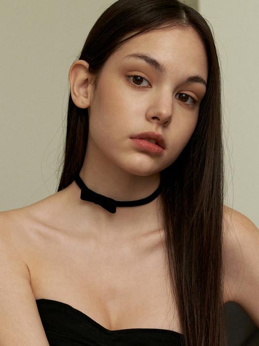 daily ribbon velvet choker