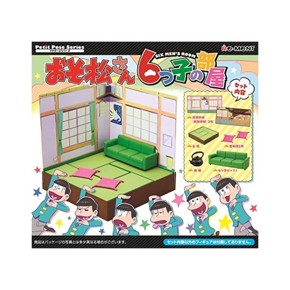 [해외] 오소마츠 6쌍둥이 쁘띠 포즈 방 피규어별매