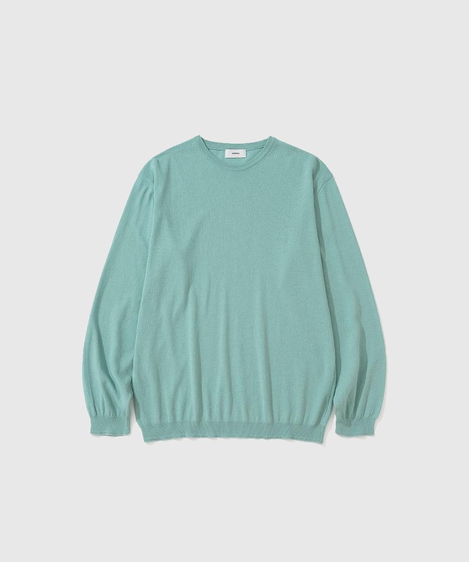 118 High Twist Round Neck Knit - Emerald
