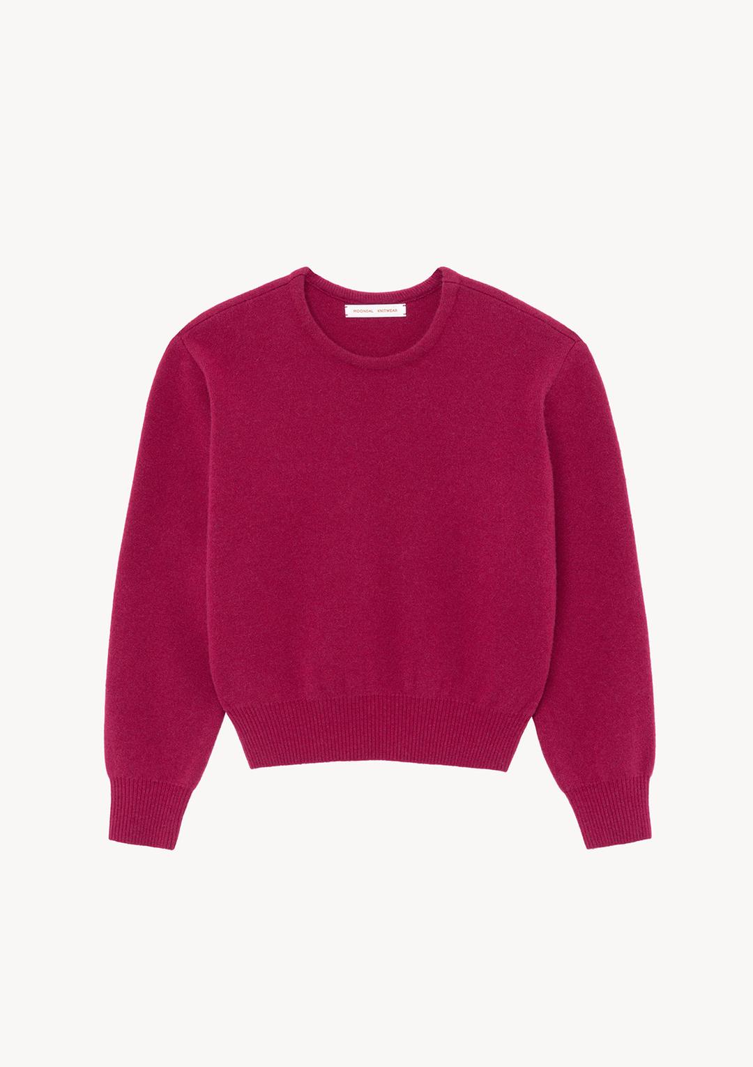 [Exclusive] Basic Round Knit in Magenta