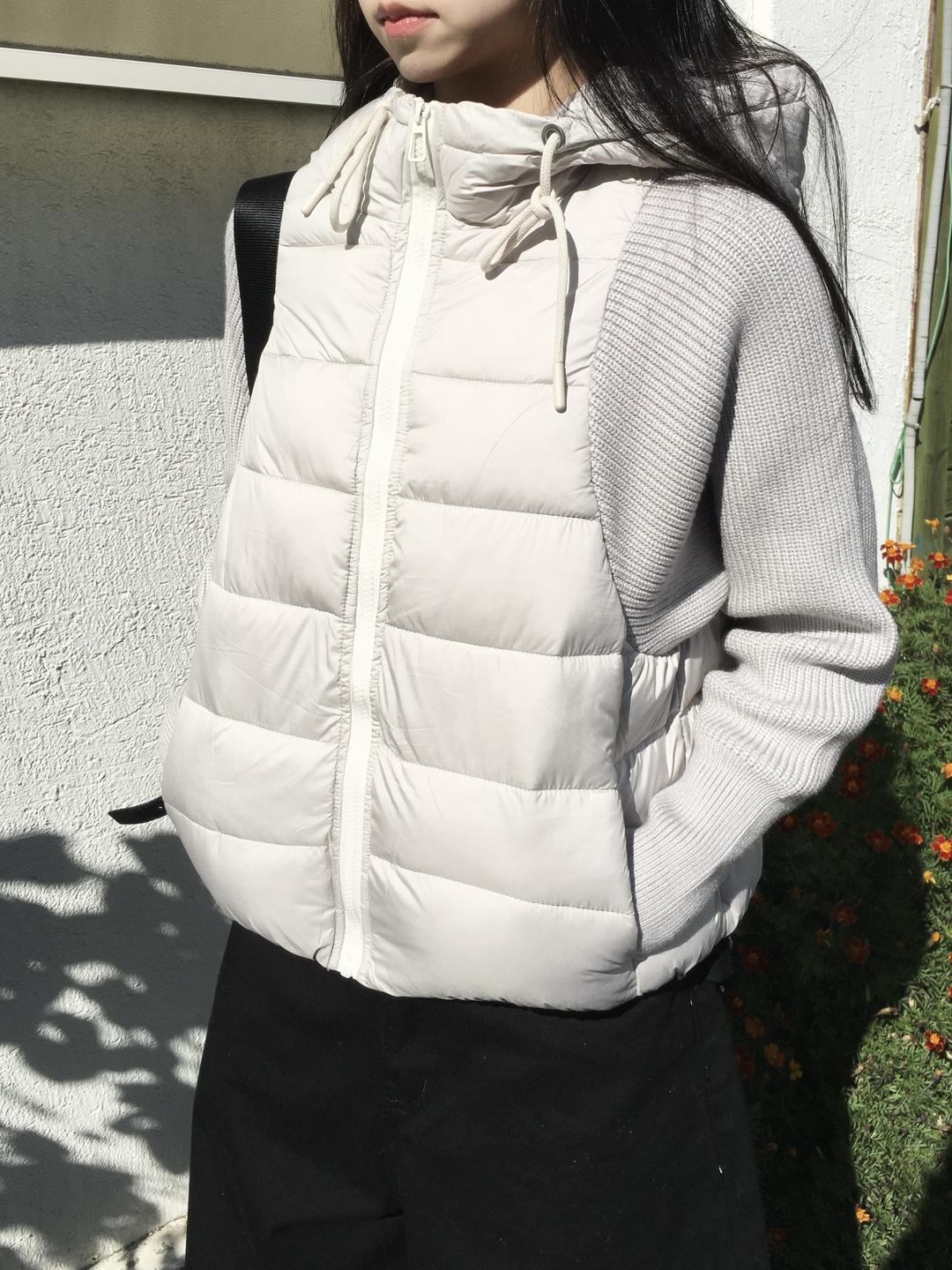 헤이즈 니트 슬리브 패딩 (4c)