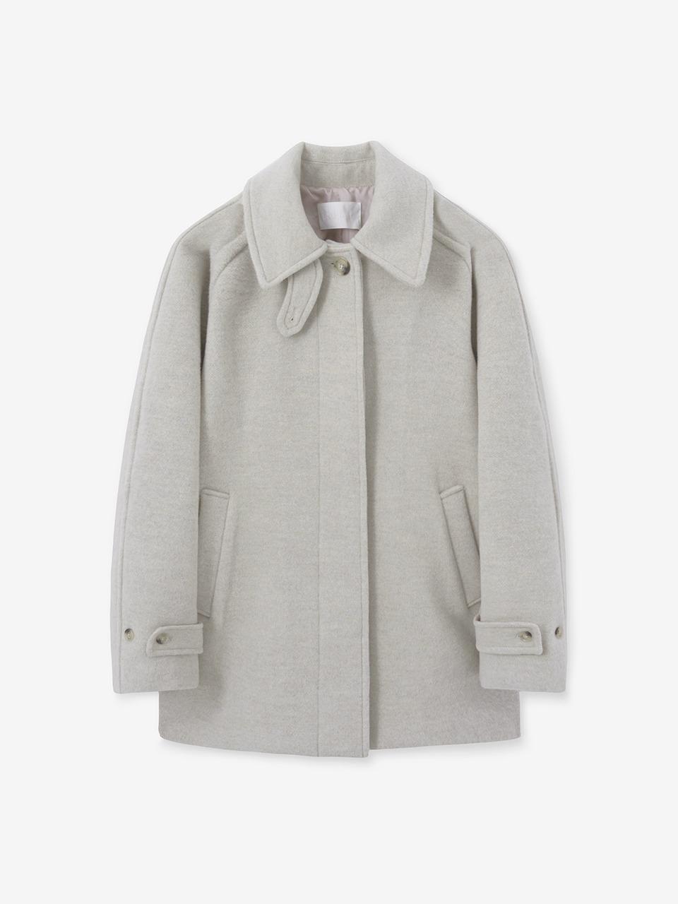 [Best / 23FW] raglan sleeves half coat_oatmeal