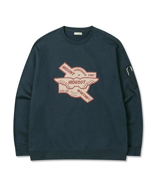 H Wings 기모 스웻셔츠 (Navy)