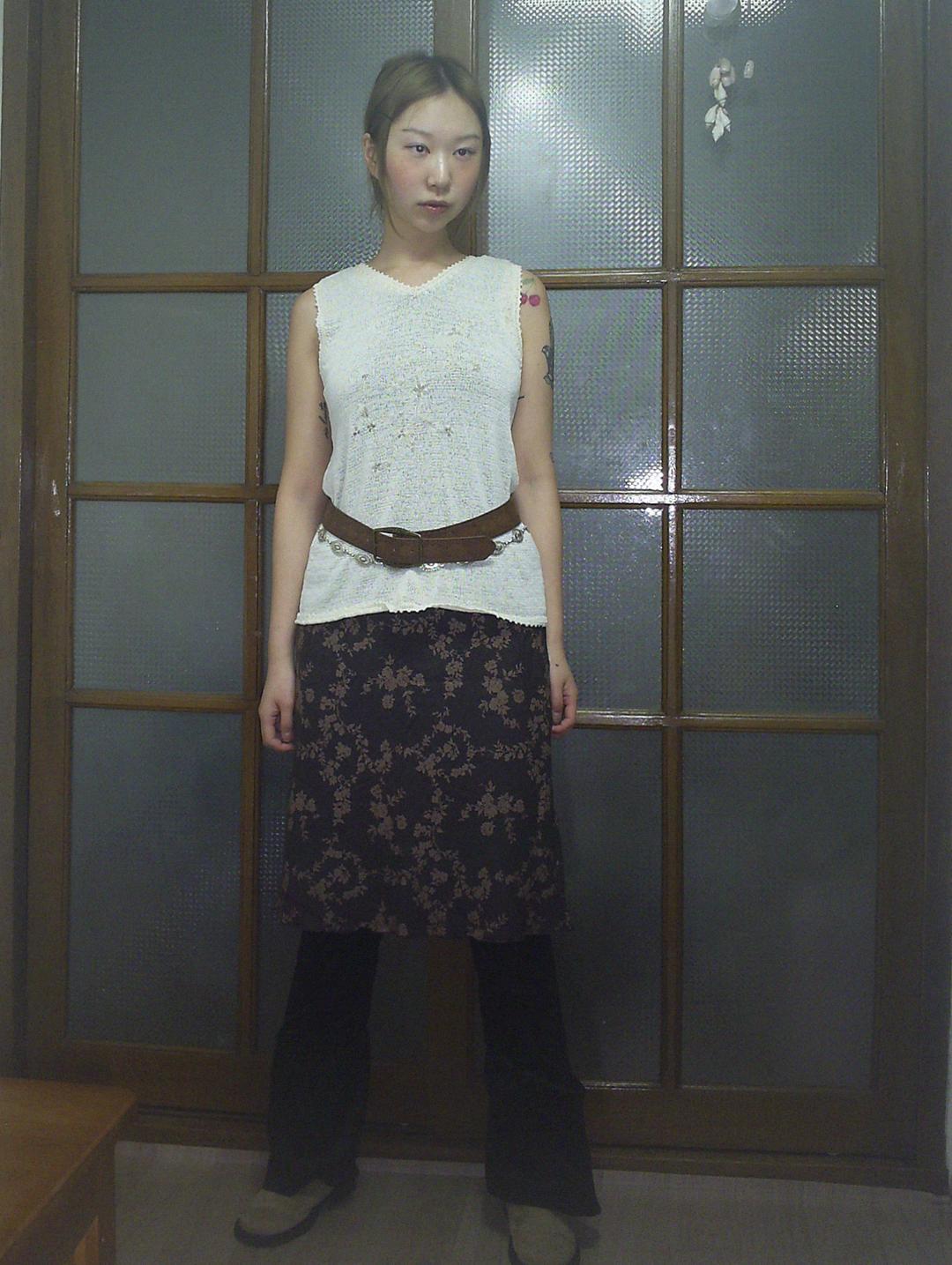 #chairo midi skirt(J.PRESS)