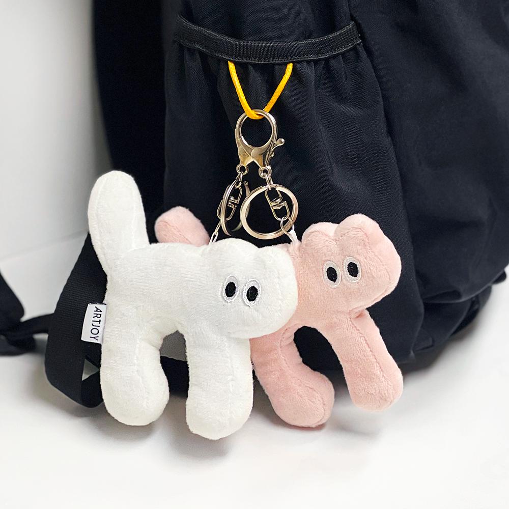 띠용캣 고양이 키링 키홀더 열쇠고리 가방 악세서리 응원 격려 행운의 백참 (3colors)