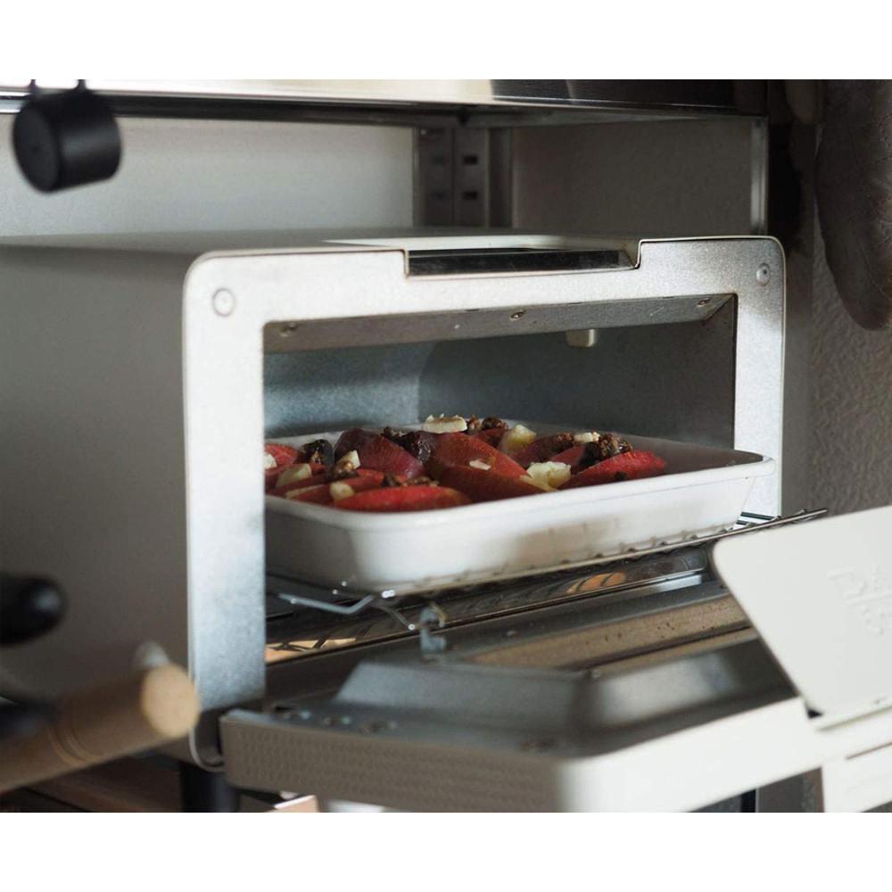 일본 노다호로 법랑 발뮤다 토스터기 트레이 화이트 미니 SSS