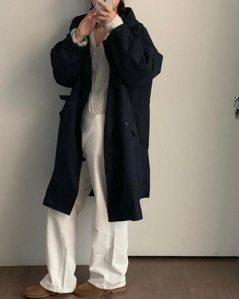 캐롤 carol 야상 투어리스트 후드코트